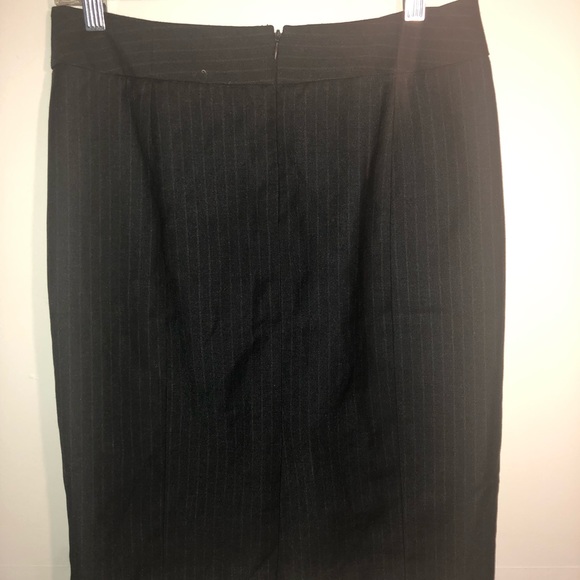 Calvin Klein Pinstripe Pencil Skirt - Picture 2 of 4